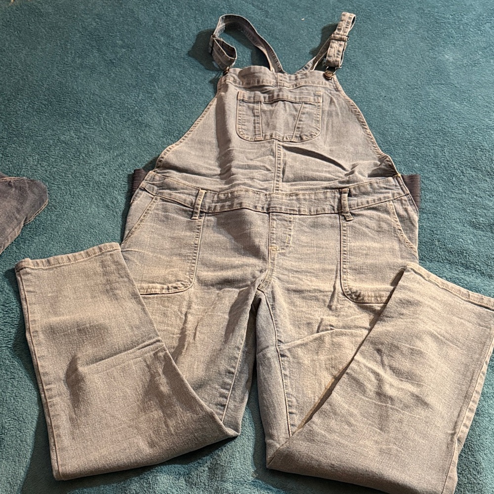 Light Blue Planet Motherhood Maternity Overalls